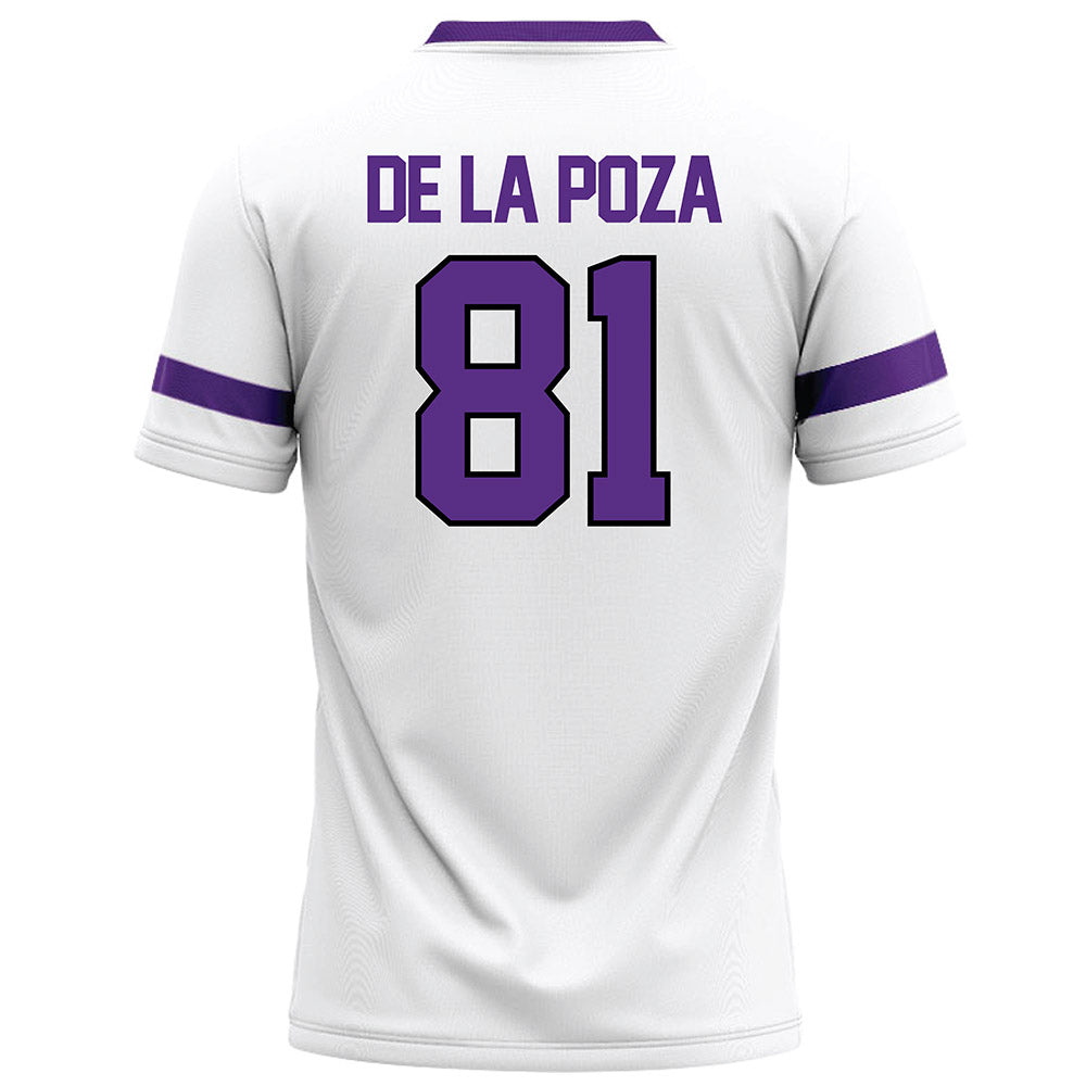 Tarleton State - NCAA Football : Alejandro De La Poza - White Football Jersey-1