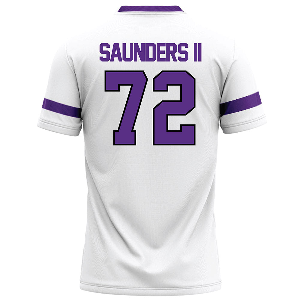 Tarleton State - NCAA Football : Terrance Saunders II - White Football Jersey-1