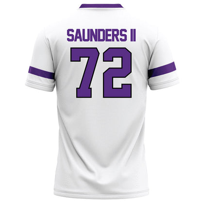 Tarleton State - NCAA Football : Terrance Saunders II - White Football Jersey-1