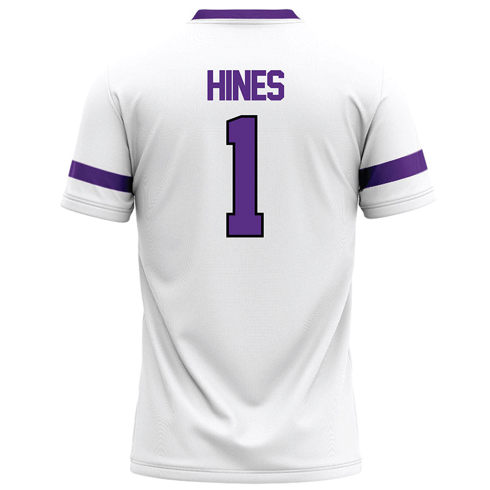 Tarleton State - NCAA Football : Tylan Hines - White Football Jersey-1