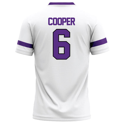 Tarleton State - NCAA Football : Darius Cooper - White Football Jersey