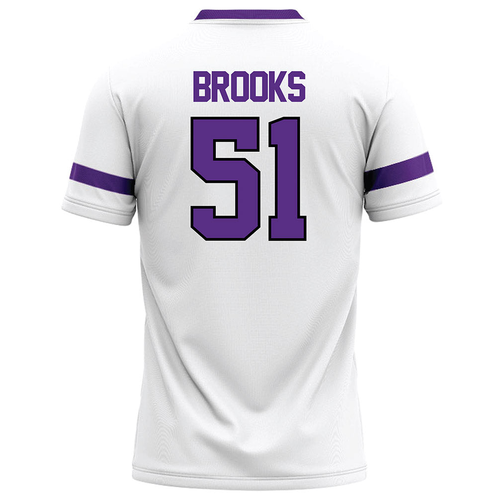 Tarleton State - NCAA Football : Dillon Brooks - White Logo Football Jersey