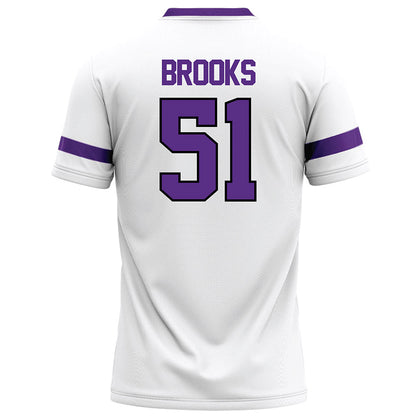 Tarleton State - NCAA Football : Dillon Brooks - White Logo Football Jersey