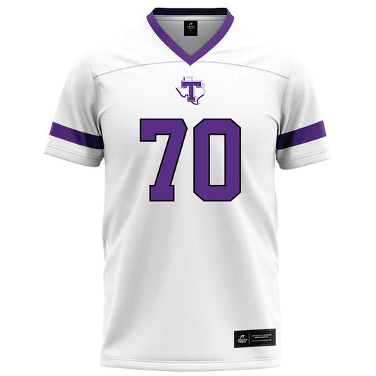 Tarleton State - NCAA Football : Antonio Heath - White Football Jersey-0