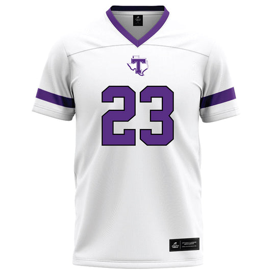 Tarleton State - NCAA Football : Adrian Sargent Jr - White Logo Football Jersey