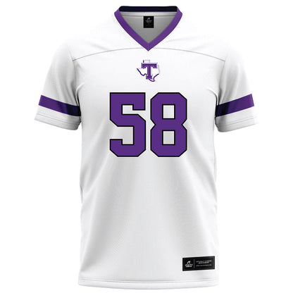 Tarleton State - NCAA Football : Artis Hall Jr - White Logo Football Jersey