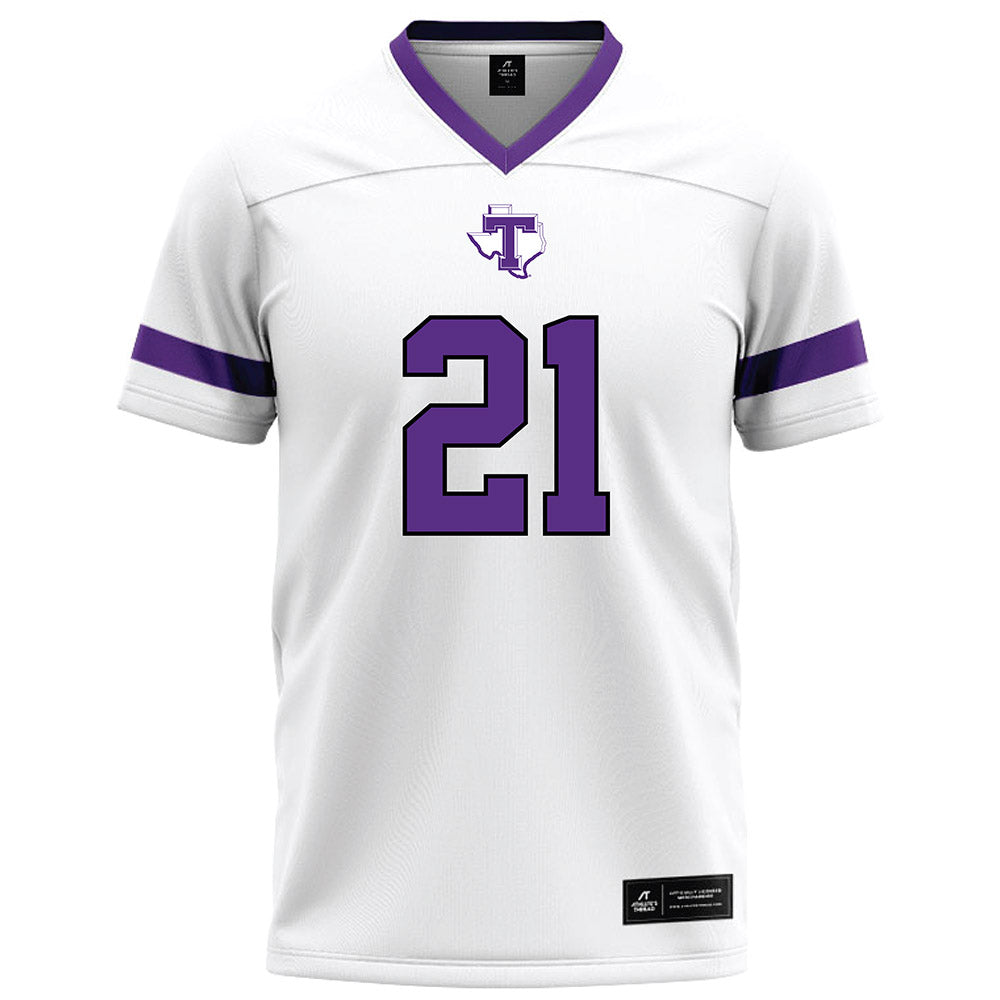 Tarleton State - NCAA Football : Jeremiah Postell - White Football Jersey-0