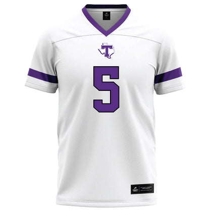 Tarleton State - NCAA Football : Keylan Johnson - White Logo Football Jersey