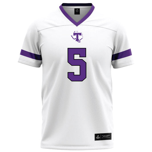Tarleton State - NCAA Football : Keylan Johnson - White Logo Football Jersey