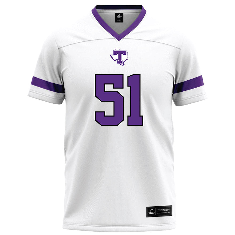 Tarleton State - NCAA Football : Dillon Brooks - White Logo Football Jersey