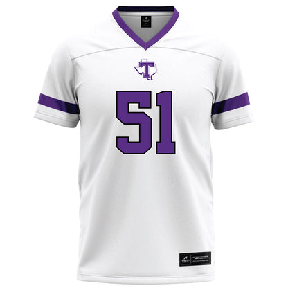 Tarleton State - NCAA Football : Dillon Brooks - White Logo Football Jersey