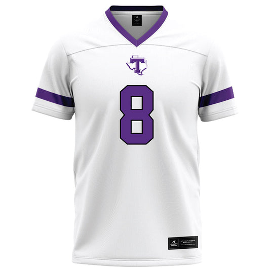 Tarleton State - NCAA Football : Braedyn Locke - White Football Jersey-0