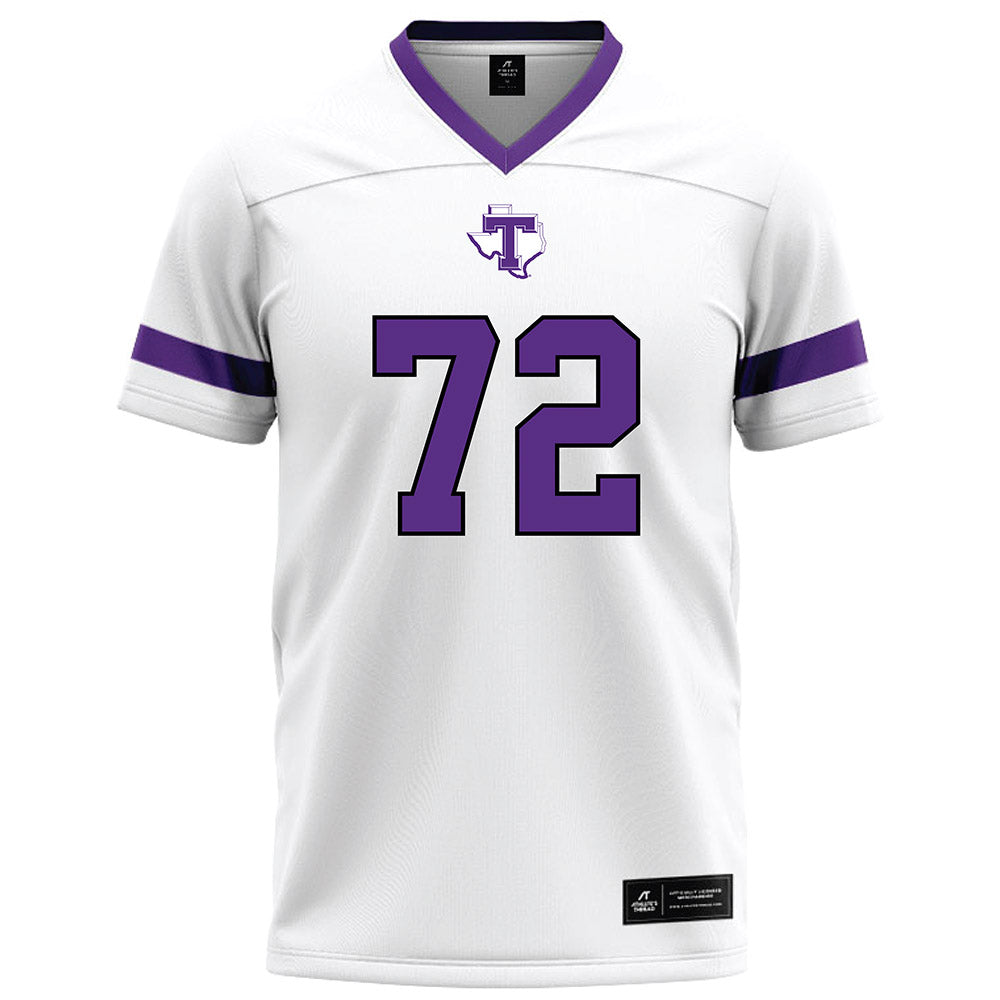 Tarleton State - NCAA Football : Terrance Saunders II - White Football Jersey-0