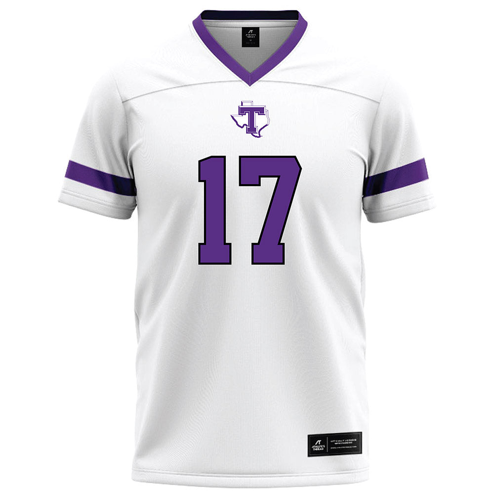Tarleton State - NCAA Football : Kaleb Brown - White Football Jersey-0