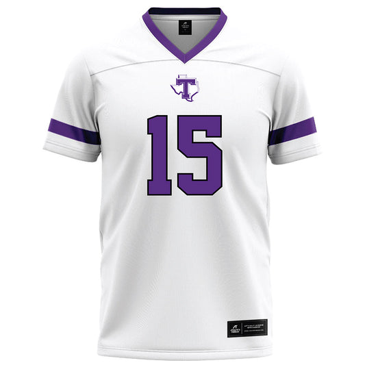 Tarleton State - NCAA Football : Jadan Aubert - White Football Jersey-0