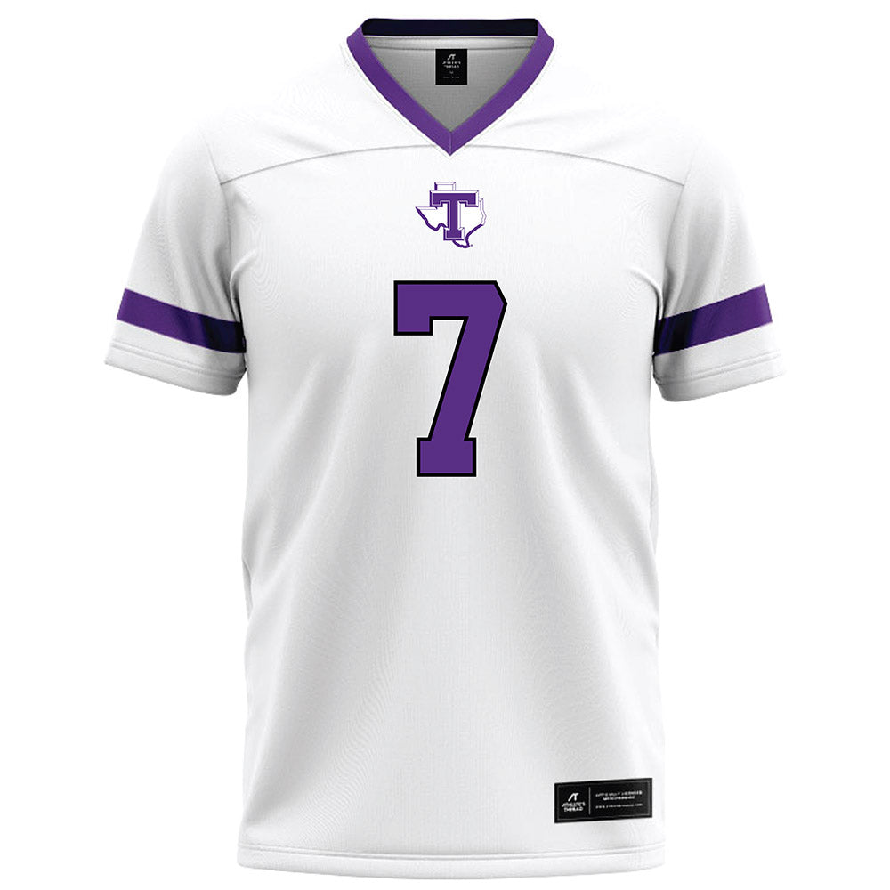 Tarleton State - NCAA Football : Jaylen Jackson - White Football Jersey-0
