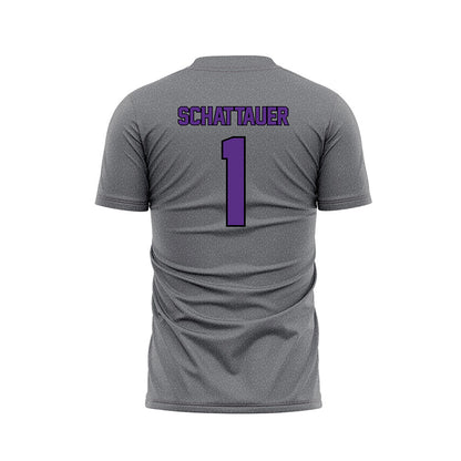 Tarleton State - NCAA Beach Volleyball : Isabel Schattauer - Grey Soccer Jersey-1
