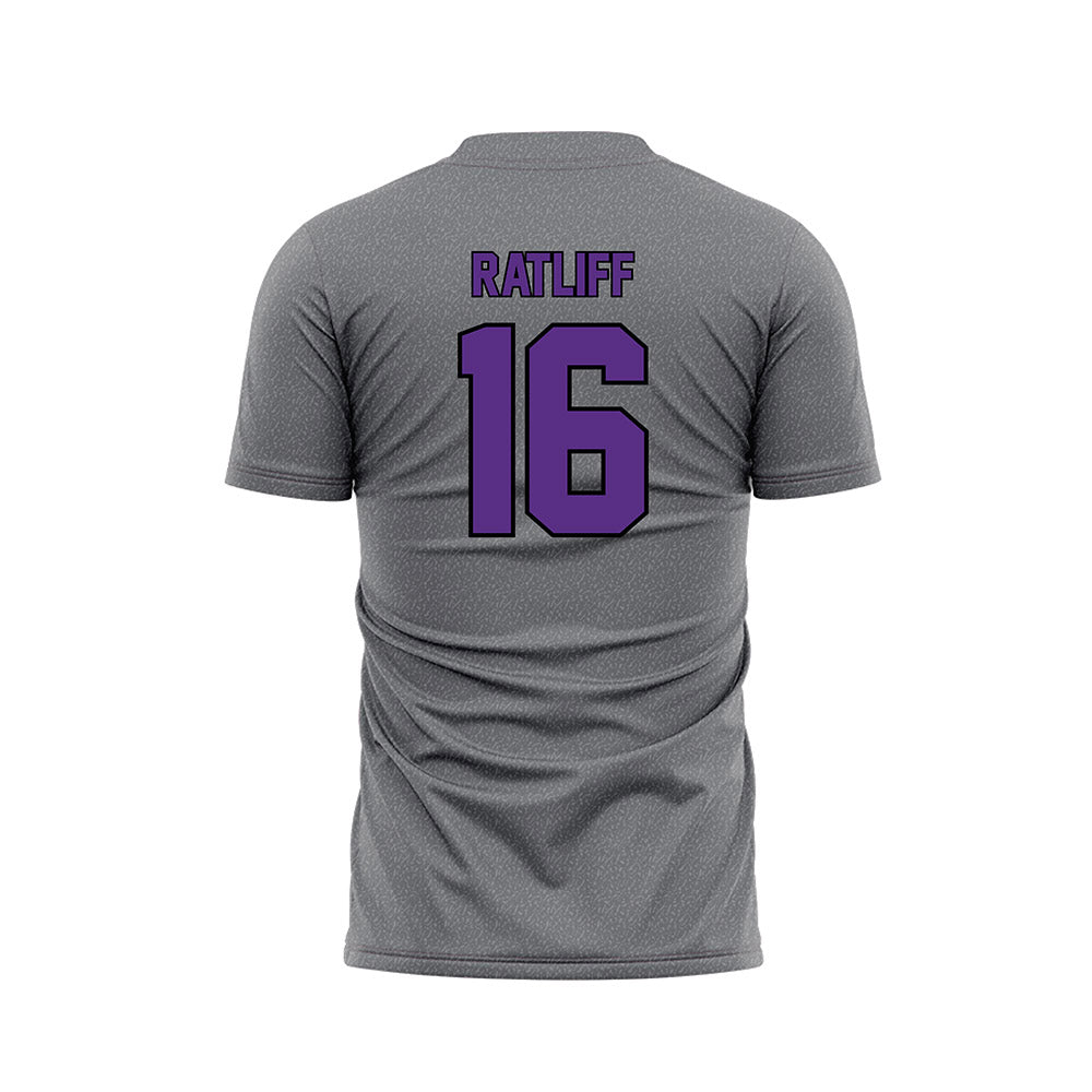 Tarleton State - NCAA Beach Volleyball : Ryder Ratliff - Grey Soccer Jersey-1