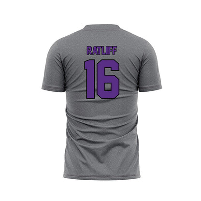Tarleton State - NCAA Beach Volleyball : Ryder Ratliff - Grey Soccer Jersey-1