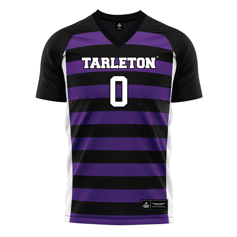 Tarleton State - NCAA Women's Soccer : Madison Mayhall - Black Soccer Jersey-0