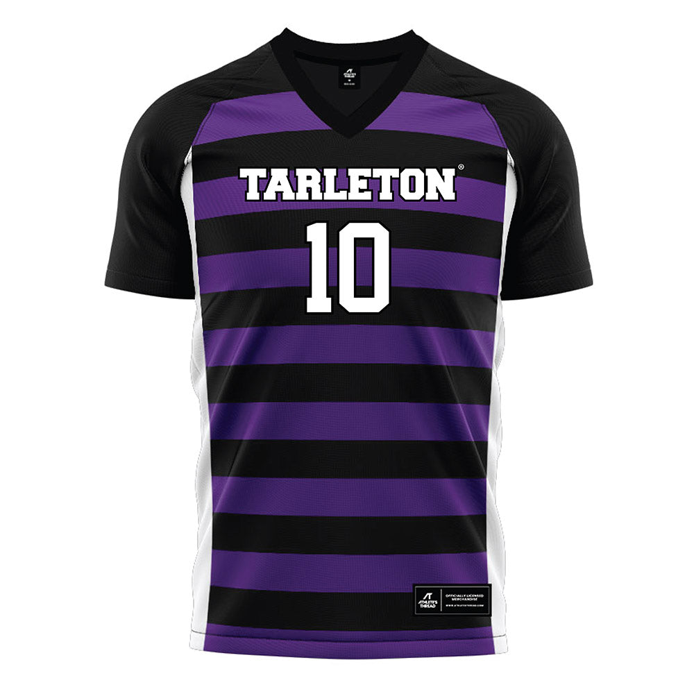 Tarleton State - NCAA Women's Soccer : Jaelyn Gardner - Black Soccer Jersey-0