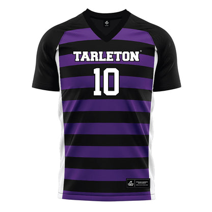 Tarleton State - NCAA Women's Soccer : Jaelyn Gardner - Black Soccer Jersey-0