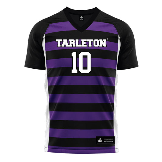 Tarleton State - NCAA Women's Soccer : Jaelyn Gardner - Black Soccer Jersey-0