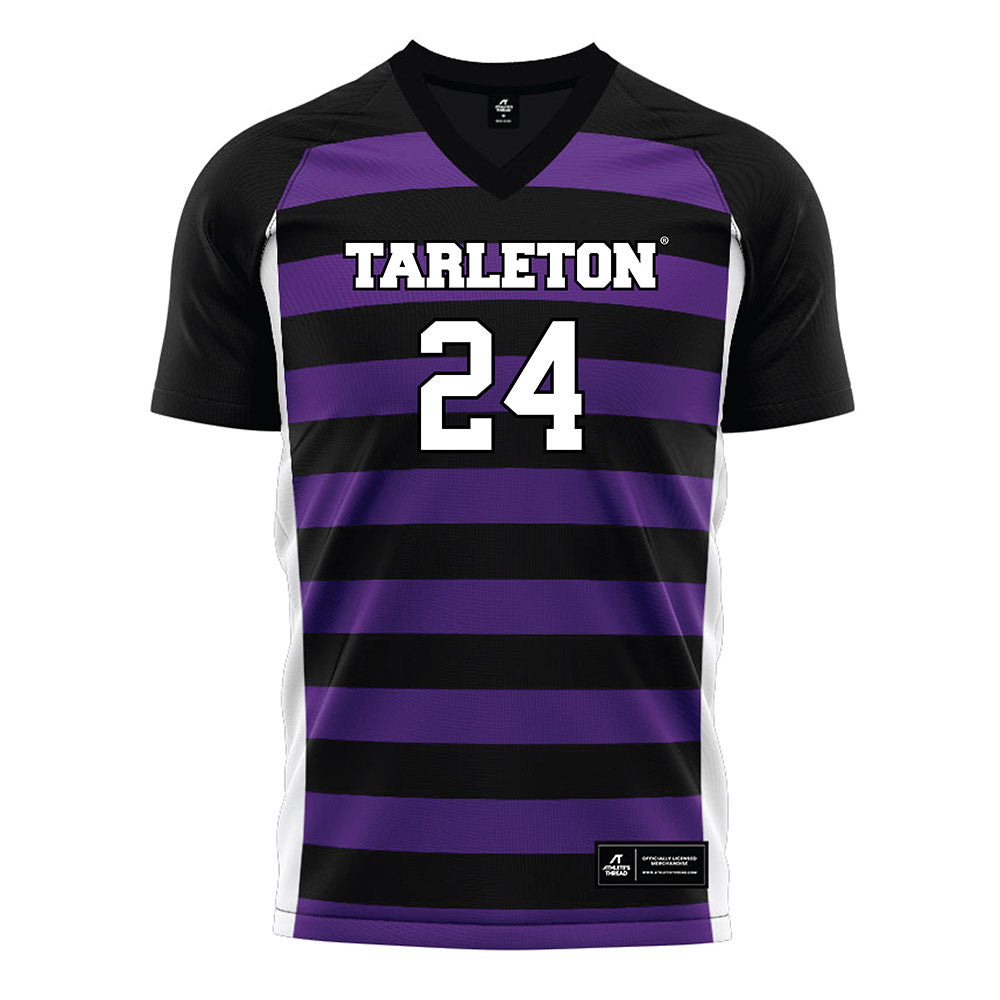 Tarleton State - NCAA Women's Soccer : Isa Bergeron-Prejean - Black Soccer Jersey-0