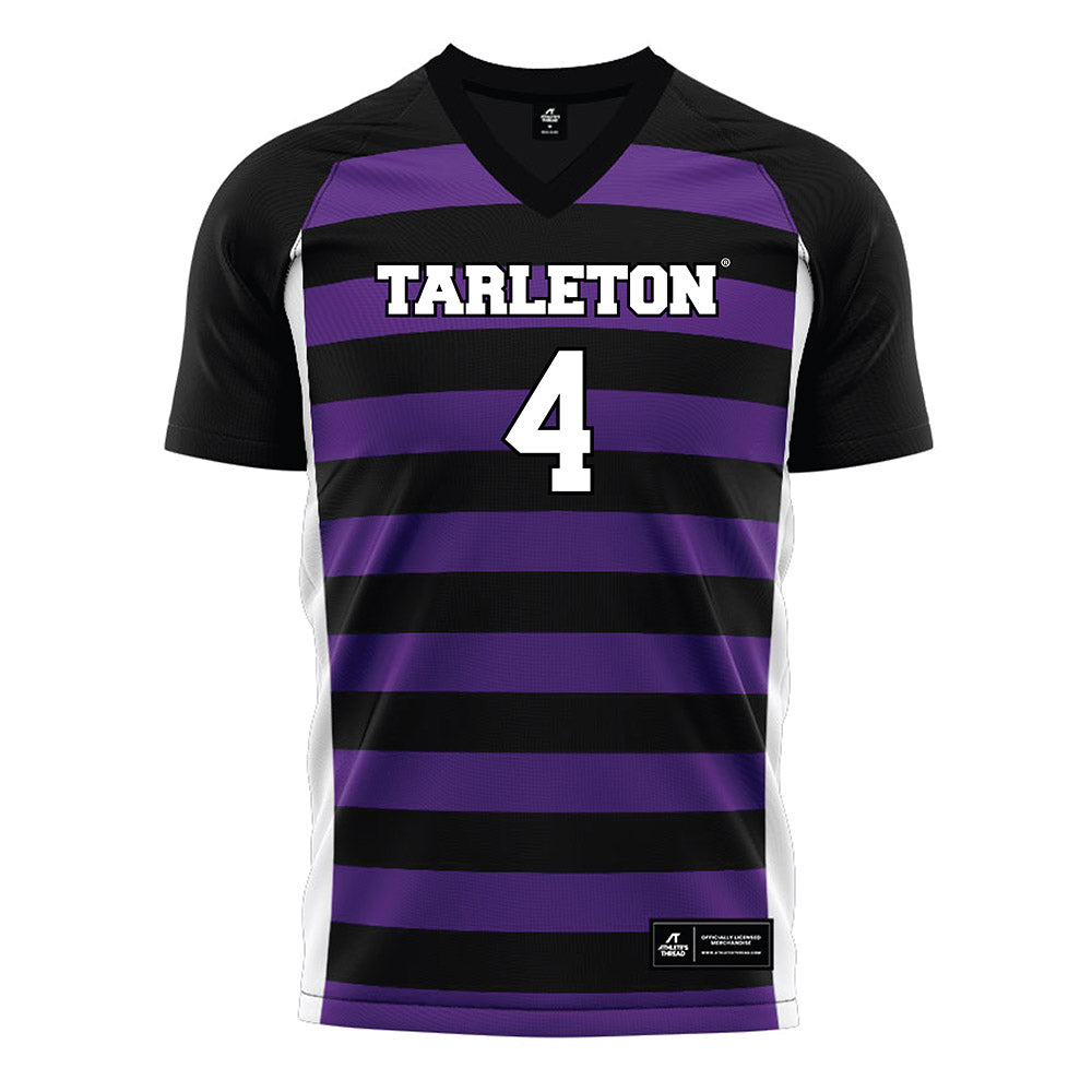 Tarleton State - NCAA Women's Soccer : Zoe Ballard - Black Soccer Jersey-0