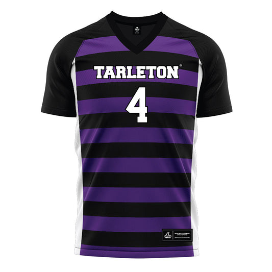 Tarleton State - NCAA Women's Soccer : Zoe Ballard - Black Soccer Jersey-0