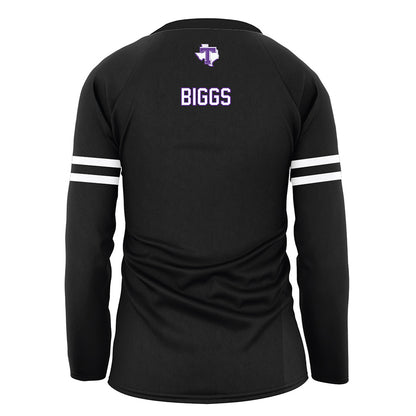 Tarleton State - NCAA Women's Volleyball : Taylynn Biggs - Black Volleyball Jersey-1