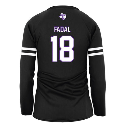 Tarleton State - NCAA Women's Volleyball : Peyton Fadal - Black Volleyball Jersey-1