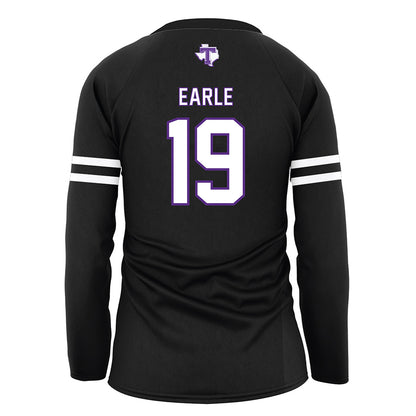Tarleton State - NCAA Women's Volleyball : Alexa Earle - Black Volleyball Jersey-1