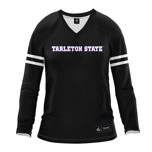 Tarleton State - NCAA Women's Volleyball : Leila Paraoan - Black Volleyball Jersey-0