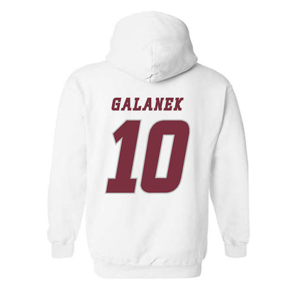 UMass - NCAA Men's Ice Hockey : Jack Galanek - Classic Shersey Hooded Sweatshirt-1