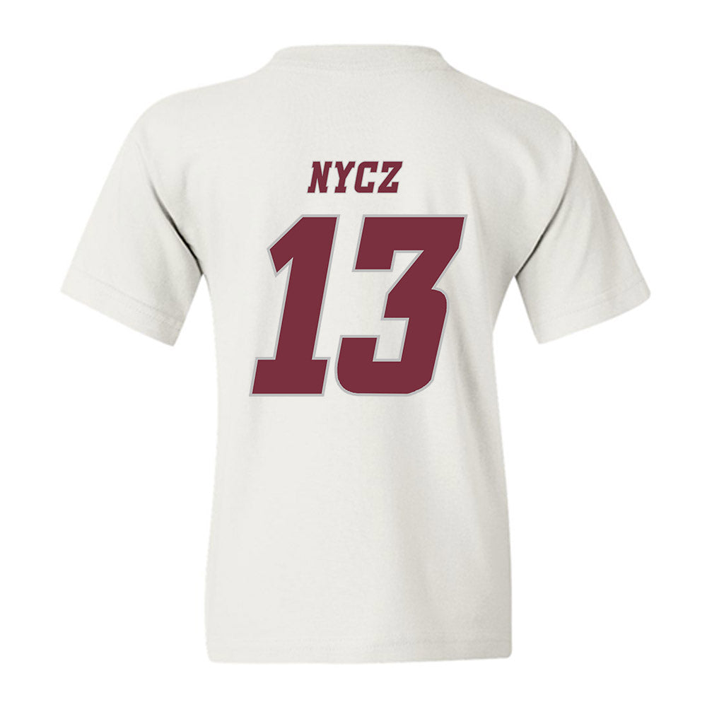 UMass - NCAA Men's Ice Hockey : Landon Nycz - Classic Shersey Youth T-Shirt-1
