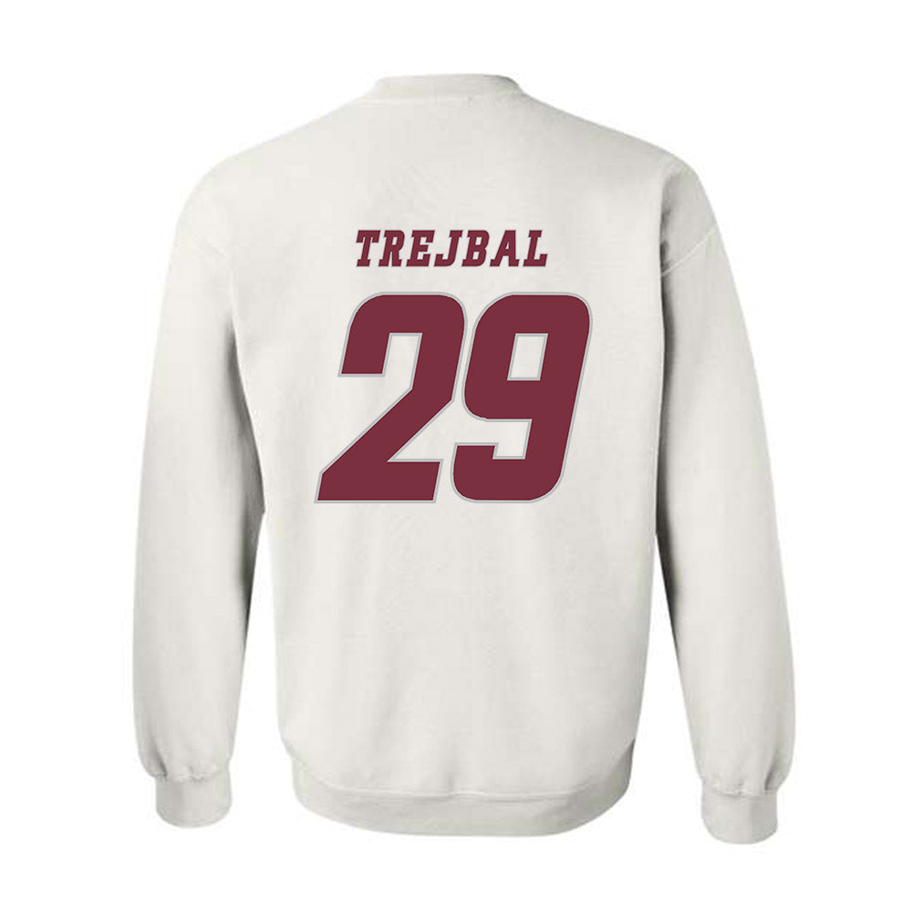 UMass - NCAA Men's Ice Hockey : Tobias Trejbal - Classic Shersey Crewneck Sweatshirt-1