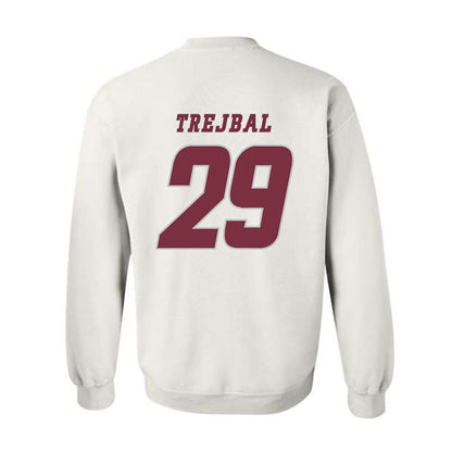 UMass - NCAA Men's Ice Hockey : Tobias Trejbal - Classic Shersey Crewneck Sweatshirt-1