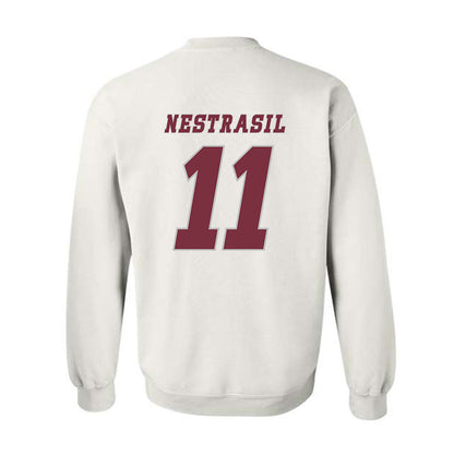 UMass - NCAA Men's Ice Hockey : Vaclav Nestrasil - Classic Shersey Crewneck Sweatshirt-1