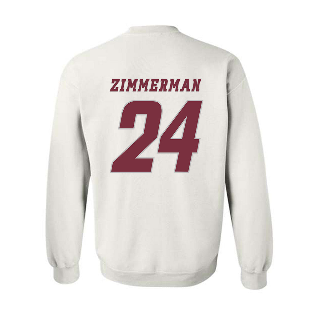 UMass - NCAA Men's Ice Hockey : Elias Zimmerman - Classic Shersey Crewneck Sweatshirt-1