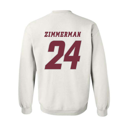 UMass - NCAA Men's Ice Hockey : Elias Zimmerman - Classic Shersey Crewneck Sweatshirt-1