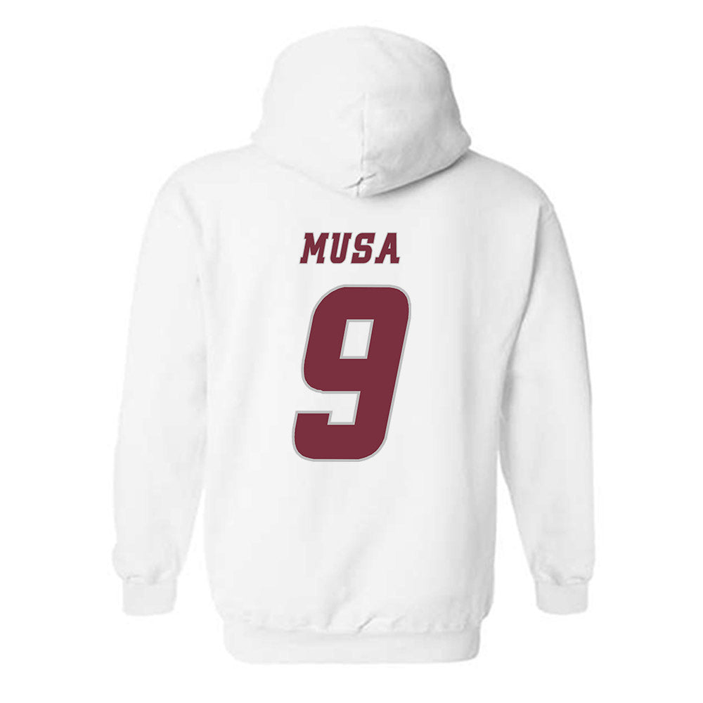 UMass - NCAA Men's Ice Hockey : Jack Musa - Hooded Sweatshirt Classic Shersey