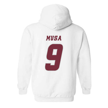 UMass - NCAA Men's Ice Hockey : Jack Musa - Hooded Sweatshirt Classic Shersey