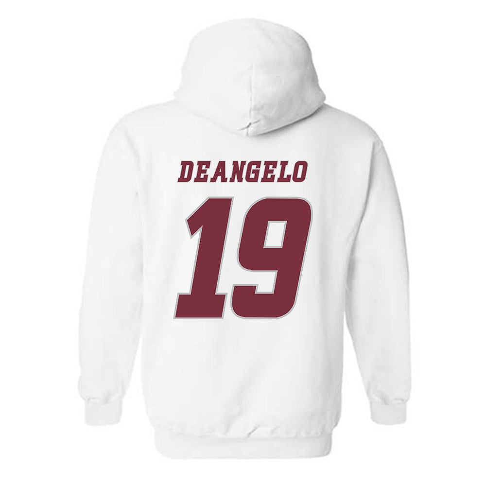 UMass - NCAA Men's Ice Hockey : Mikey DeAngelo - Classic Shersey Hooded Sweatshirt-1