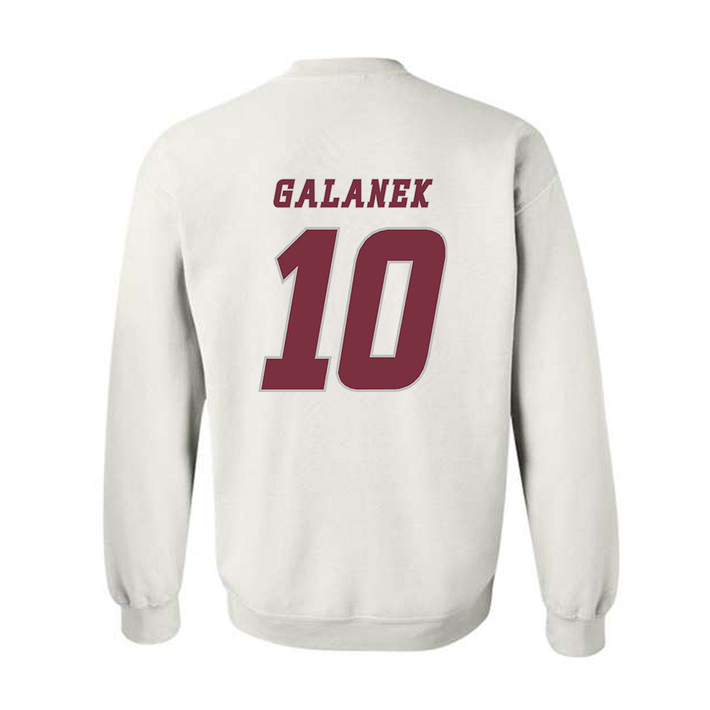 UMass - NCAA Men's Ice Hockey : Jack Galanek - Classic Shersey Crewneck Sweatshirt-1