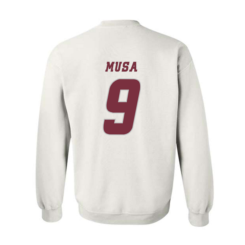 UMass - NCAA Men's Ice Hockey : Jack Musa - Crewneck Sweatshirt Classic Shersey