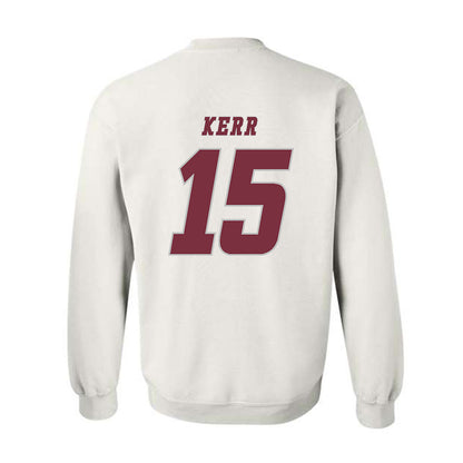 UMass - NCAA Men's Ice Hockey : Justin Kerr - Classic Shersey Crewneck Sweatshirt-1