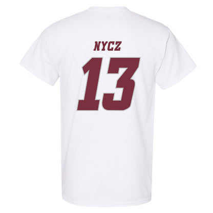 UMass - NCAA Men's Ice Hockey : Landon Nycz - Classic Shersey T-Shirt-1
