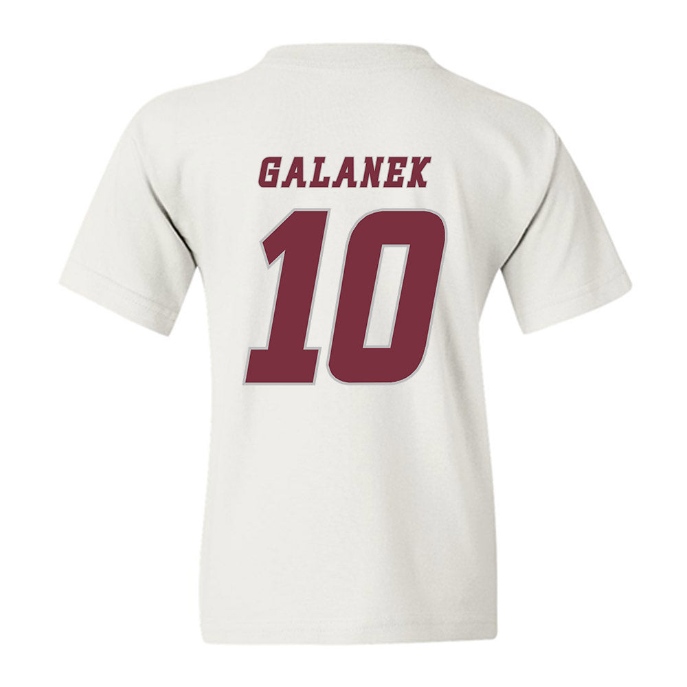 UMass - NCAA Men's Ice Hockey : Jack Galanek - Classic Shersey Youth T-Shirt-1