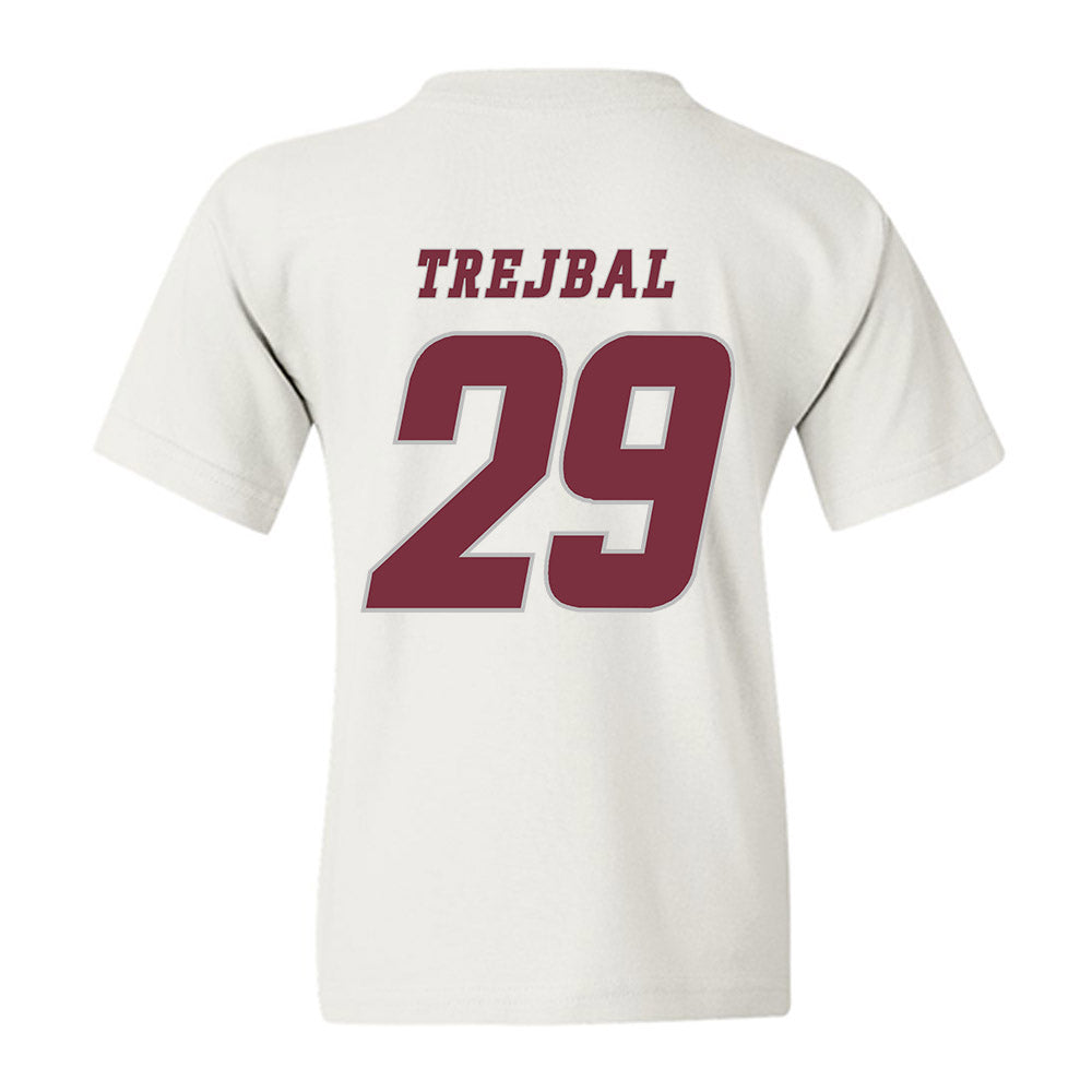 UMass - NCAA Men's Ice Hockey : Tobias Trejbal - Classic Shersey Youth T-Shirt-1